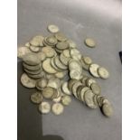 Approximately 650g of pre 1947 silver coins