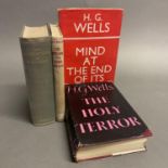 Wells H G: Mind At The End of It's Terror, 1st edition 1945, pub. WM Heinemann Ltd, red cloth and