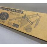 A creel or pulley clothes airer, wood and cast iron, by Kitchen Maid in original packaging (unused)
