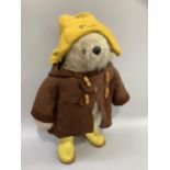 A 1970s Paddington Bear figure with cloth label to rear of neck stating Gabrielle Designs 1972,