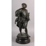 ADRIEN-ETIENNE CARRIER-BELLEUSE FRENCH (1845-1902) Renaissance swordsman, standing, on