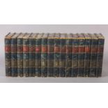 BINDINGS: BYRON, LORD - WORKS OF LORD BYRON, 14 vols, engr.vignette to title page and to