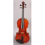 JOSEPH ANTHONY CHANOT, London (1865-1936), a three quarter violin, labelled no. 151 and dated