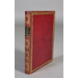 BINDINGS - VIEWS IN ITALY, FRANCE AND SWITZERLAND, 50 engraved plates, fine red morocco, tooled in