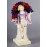 A ROYAL DOULTON CHINA FIGURE ANGELA, HN1204, printed mark, painted title and number, 19cm high (at