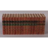 BROWNING, ROBERT - ROBERT BROWNING'S POETICAL WORKS, in 16 vols, 1889, fine bindings by
