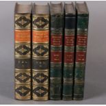 BINDINGS: LAING, SAMUEL - THE HEIMSKRINGLA OR CHRONICLE OF THE KINGS OF NORWAY, 1st Ed, in 3 vols,