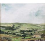 ARR TONY BRUMMELL-SMITH (b.1949), Greenhow Hill II, Nidderdale landscape, oil on board, signed to