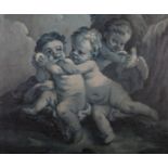 FRENCH LATE 19TH/EARLY 20TH CENTURY IN THE STYLE OF BOUCHER (1703-1770), cherubs frolicking, with