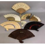 Rinaldo and Armida: a small 20th century paper leaf version of the well-known fan, backed in this