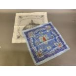 Children’s Jubilee Souvenir 1860 - 1910: A large Victorian cotton handkerchief printed with an