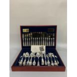 A Viners parish collection canteen of silver plated cutlery comprising eight dinner knives, eight