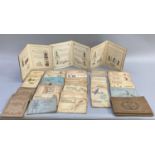 A quantity of cigarette card albums by Wills, Players including International Airlines, sea