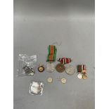 George V Special Constabulary Long Service Medal, 1939/45 medal with miniature, badge and Maria