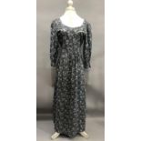 Vintage Liberty: a cotton maxi dress retailed by Liberty, a hand made original by Patricia Miller,