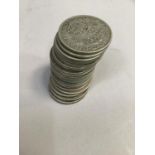 Approx. 300g of pre '47 silver Half crowns