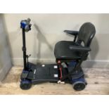 A fold up mobility scooter