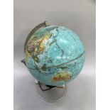 A resin globe on perspex stand converted to electricity