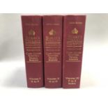 Burke's Peerage Baronetage and Knightage, 107th Edition, Three Volumes, bound in red cloth