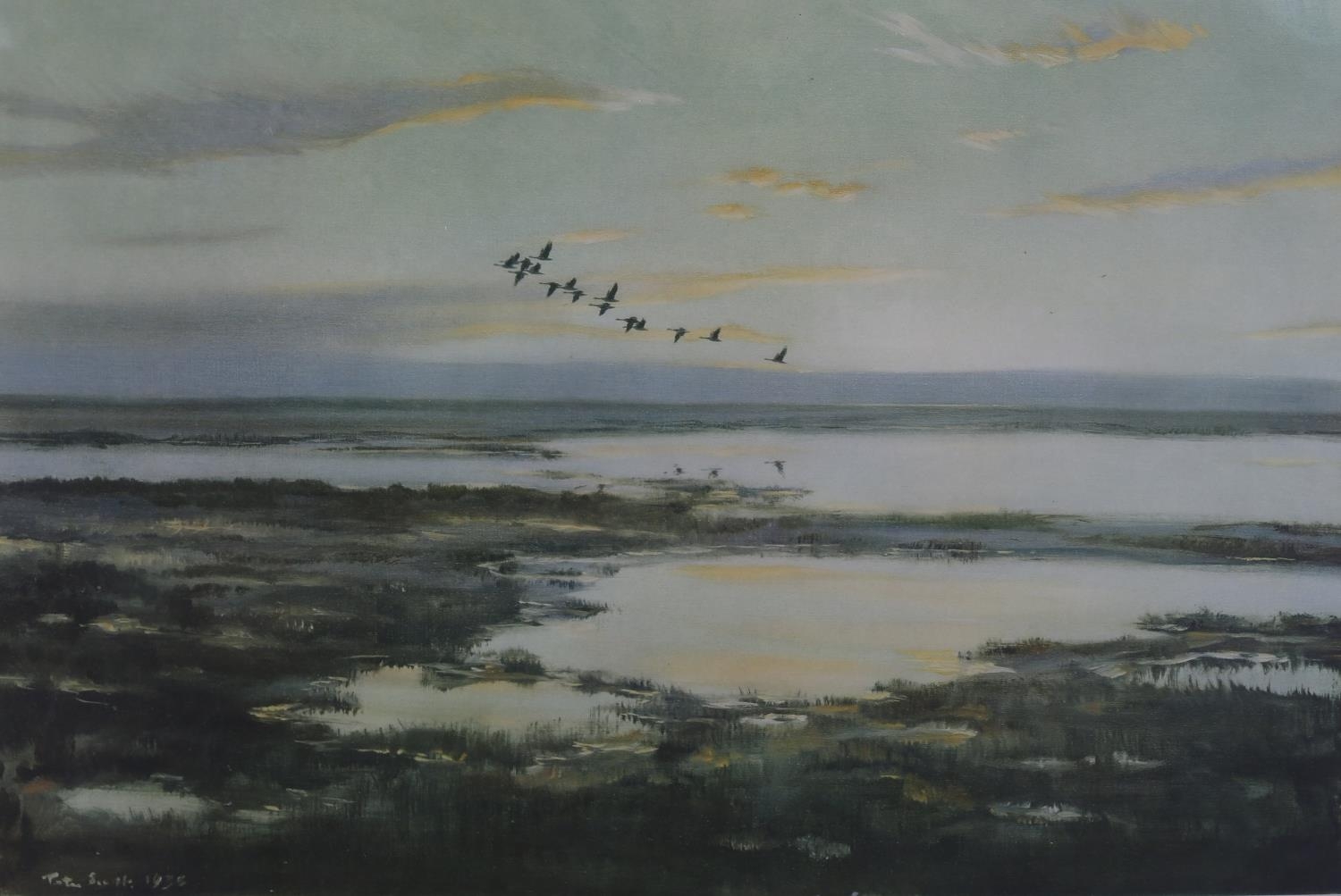 AFTER PETER M SCOTT (1909-1989) Summertime In The Canadian Artic - Ross's Geese; Only Sixteen - Image 2 of 5