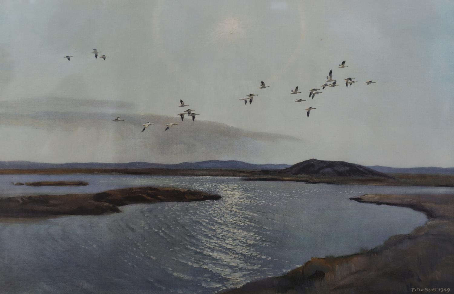 AFTER PETER M SCOTT (1909-1989) Summertime In The Canadian Artic - Ross's Geese; Only Sixteen - Image 3 of 5