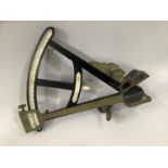 AN EARLY 19TH CENTURY EBONY SEXTANT by Spencer Browning & Co, London, ivory scale engraved SBR to