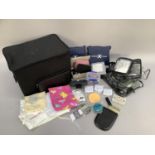 Travel accessories including good suitcase locks, luggage tags, Salter suitcase weight, laundry
