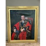 After J W Brooke, early 20th century, The Mayor, three quarter portrait of a Mayor in ceremonial