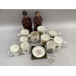 Quantity of Royal Commemorative cups of Edward VIII and other ceramics