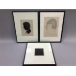 Eric Gill (1882-1940), three limited edition woodblock prints, comprising portrait of his daughter