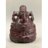 Carved figure of Ganesh 12cm high