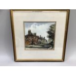 John Sibson, Contemporary. Ripley, North Yorkshire, Watercolour. Signed to lower left.