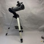 A Meade Instruments motorised reflector telescope on tripod. Untested.