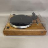 A vintage Teledyne Acoustic Research ‘The AR’ belt-drive turntable, with solid aluminium platter