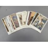 A quantity of colour painted Fairy Cards after Margaret W. Tarrant printed by the Medici Society