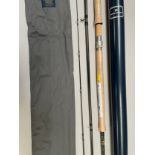 A Hardy Ultralite carbon #9 salmon fly rod, 13'6'', serial no. 1FXUL7661 with original bag and