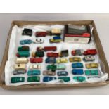 A large collection (39) of early and later Lesney and Matchbox die cast vehicles, including No 14