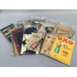 Sixteen advertising recipe books from the 1920s and later including Oxo (3), Red Ring Flour Recipes,