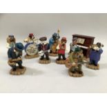 Robert Harrop designs Doggie People figures, 'The Crazy Dog Ragtime Band' comprising, Stomping