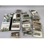 A collection of colour and monochrome postcards, mainly early 20th. Century to include Boulogne