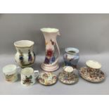 Quantity of earthenware jugs and ceramics