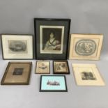 A quantity of 19th and 20th Century engravings and etchings