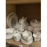 A quantity of Royal Doulton Malvern tableware comprising six dinner plates, six soup bowls, six side