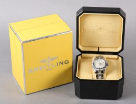 A BREITLING COLT AUTOMATIC DATE REF A17350G WRISTWATCH in stainless steel case no 673379 c2003,