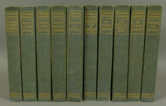 BARRIE (James Matthew, Sir) WORKS OF, 10 vol., Kirriemuir Edition, one of 1000, half-titles,