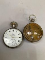 Of local interest: a George V pocket watch by Limit retailed by Leech's, Harrogate in open faced