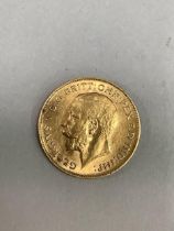 A George V half Sovereign 1911