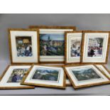 A collection of nine Margaret Loxton limited edition prints, signed, titled and numbered from the '