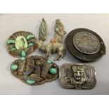 A group of Egyptian and pharonesque inspired mid 20th. Century costume jewellery including a