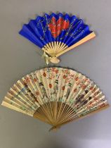 Frédérick Gay: a contemporary fan by this talented French fan maker, signed and dated ’02,
